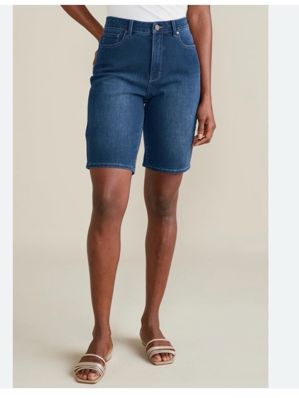 SOFT SURROUNDINGS | denim shorts size L